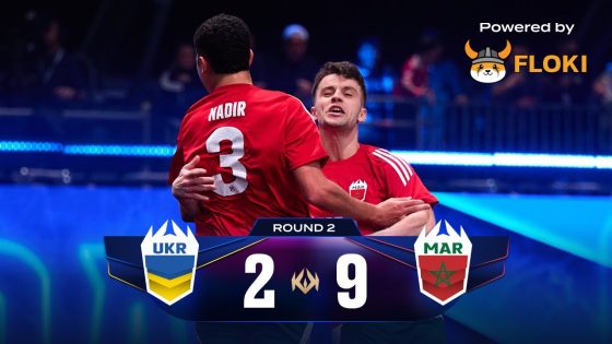 ملخص مباراة المغرب ضد اوكرانيا 9-2 دوري الملوك kings league