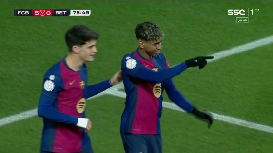 ملخص مباراة برشلونة و ريال بيتيس 5 – 1 كأس ملك إسبانيا