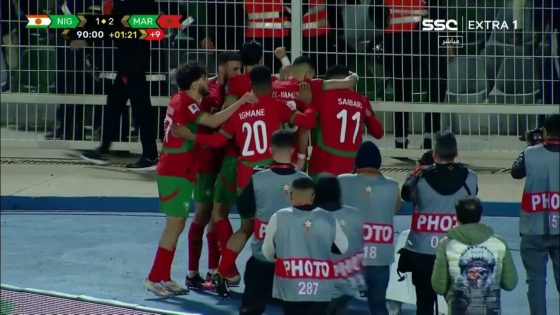 ملخص مباراة المغرب 2 – 1 النيجر تصفيات المؤهلة لكأس العالم 2026